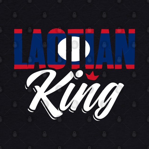 Awesome Laotian King Laos Flag For Laotian Roots Lao People by sBag-Designs